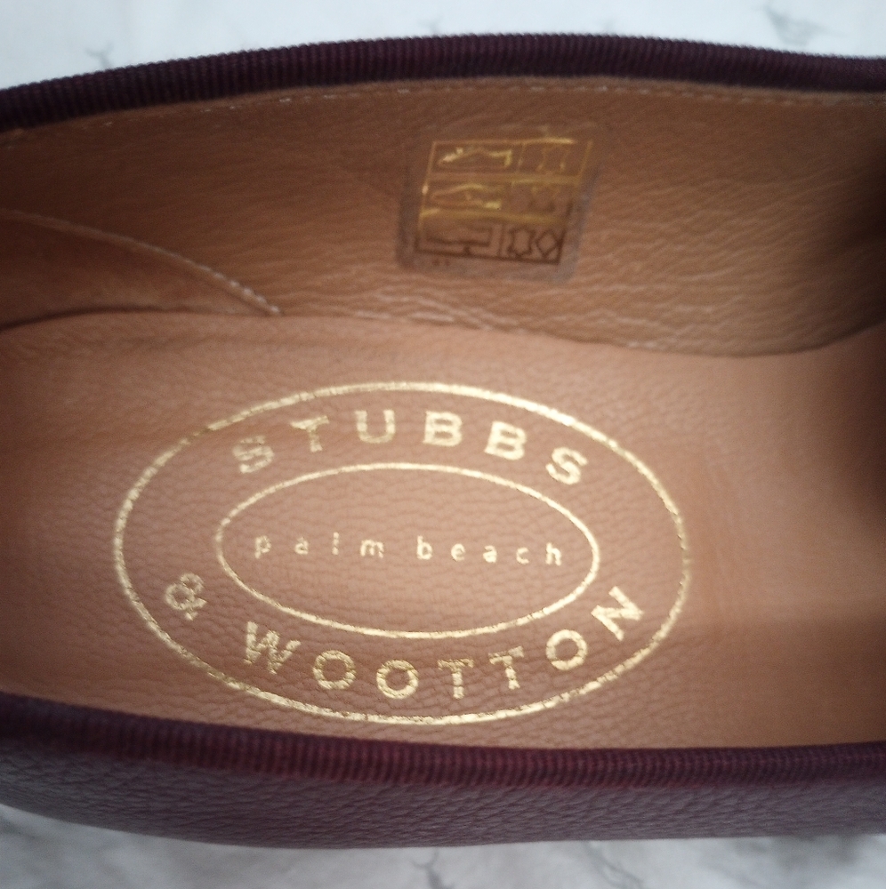 Stubbs and Wootton Rare Leather loafers. 9 Excellent condition
